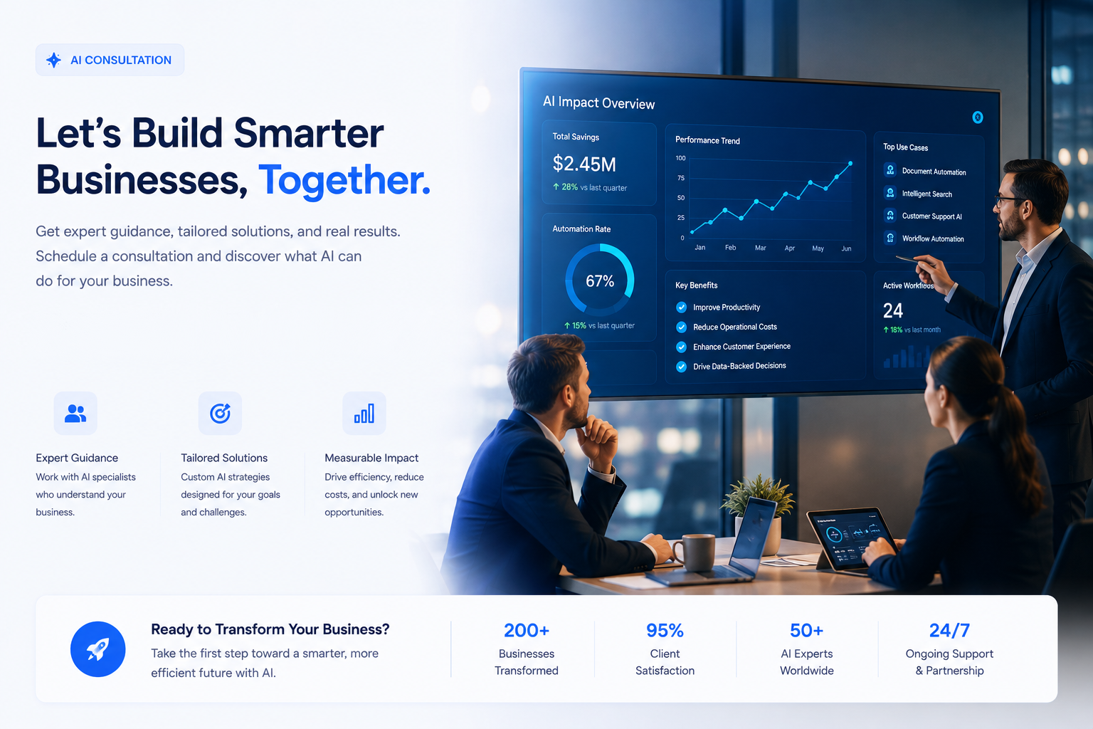 11 AI consulting for business transformation